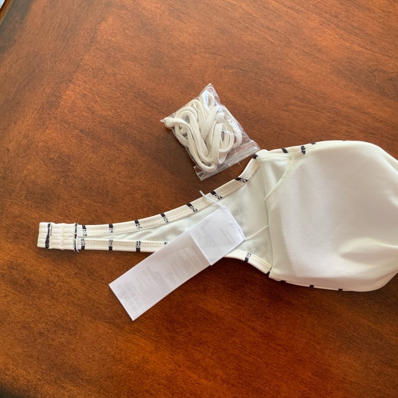 Billabong Flora Beat Striped Bandeau Bikini Top - Picture 12 of 14